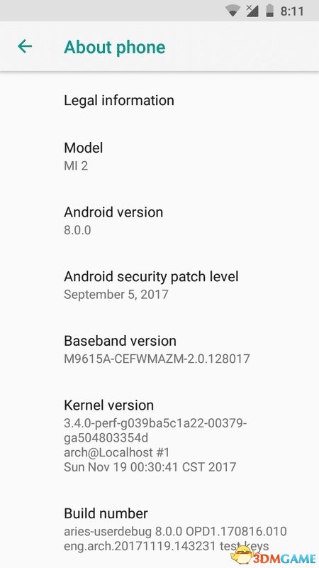 一代神机！五年前的小米2刷入Android 8.0原生系统