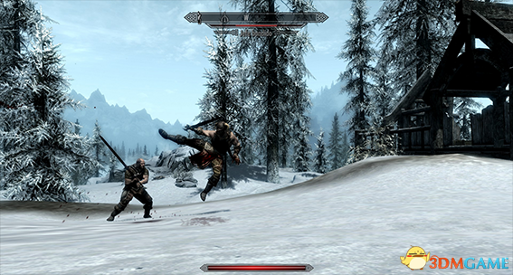 上古卷轴5 踢击腿功动作MOD