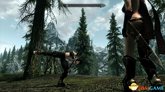 上古卷轴5 踢击腿功动作MOD