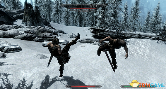 上古卷轴5 踢击腿功动作MOD