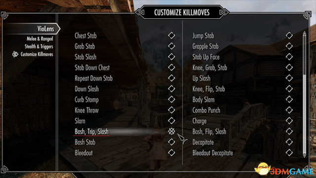 上古卷轴5 武士居合斩终结技动作MOD