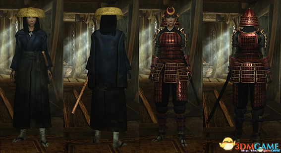 上古卷轴5:天际重制版 朱漆桶侧二玫胴当世具足武士铠MOD