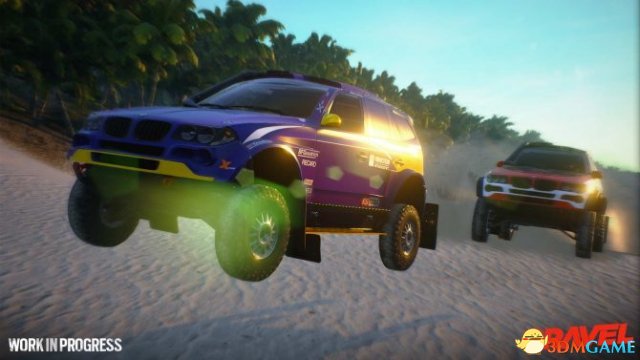 《沙砾》最新实机演示视频 展示纳米比亚荒野赛道