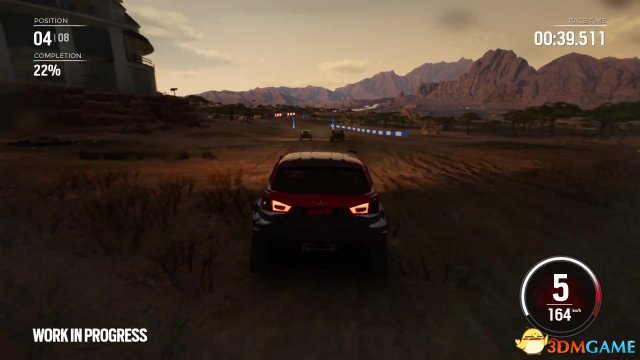 《沙砾》最新实机演示视频 展示纳米比亚荒野赛道