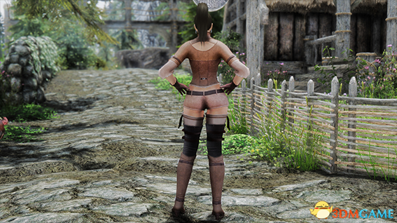 上古卷轴5 UNPB性感交叉系带紧身皮甲MOD