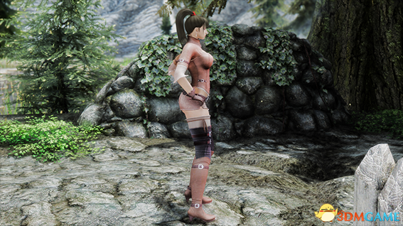 上古卷轴5 UNPB性感交叉系带紧身皮甲MOD