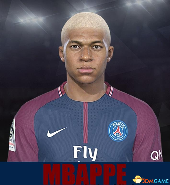 实况足球2018 巴黎圣日耳曼前锋姆巴佩面部补丁