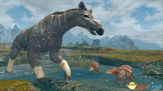 上古卷轴5 石爪兽和始祖马生物MOD