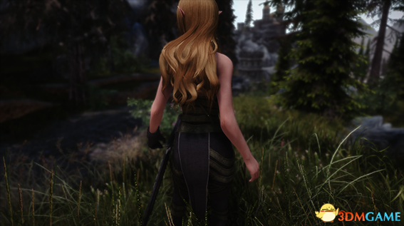 上古卷轴5：天际重制版 紧身布短裙精灵护甲MOD