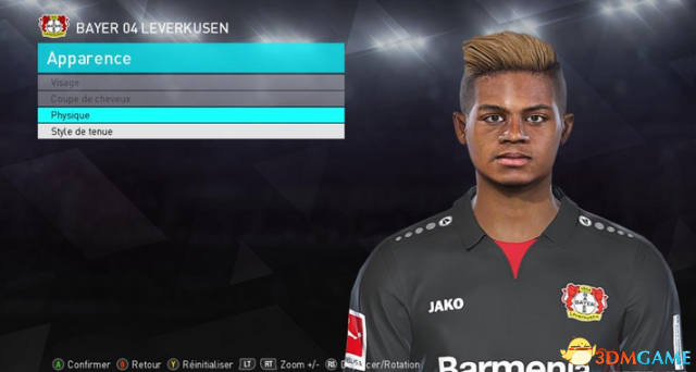 实况足球2018 勒沃库森前锋莱昂·拜利面部补丁