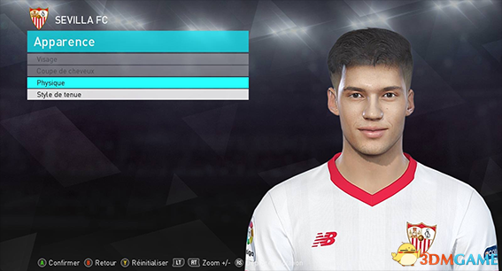 实况足球2018 塞维利亚前锋华金·科雷亚面部补丁