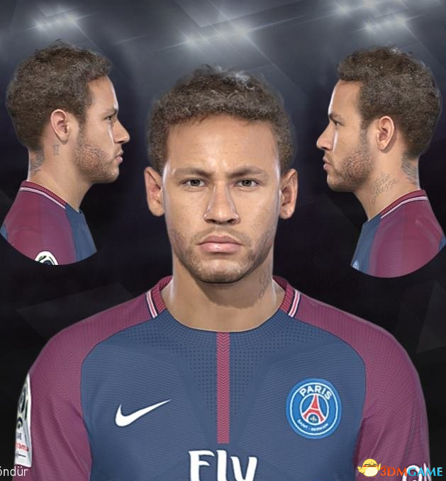 实况足球2018 新款内马尔面部补丁 V3