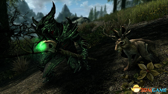 上古卷轴5 复活节Wolpertinger鹿角翼兔生物MOD