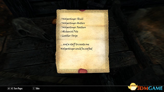 上古卷轴5 复活节Wolpertinger鹿角翼兔生物MOD