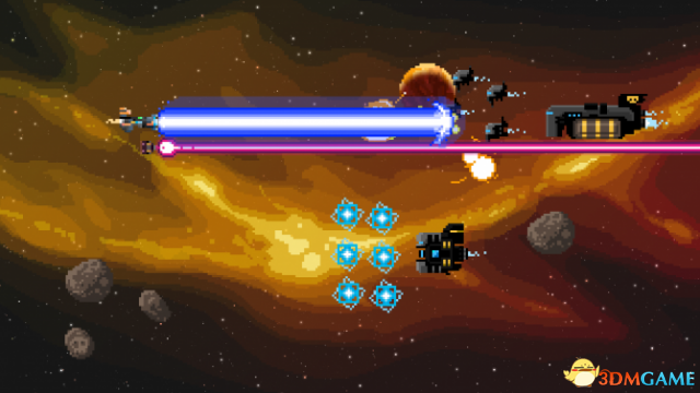 好评飞行射击游戏《Steredenn:双星》登陆Switch