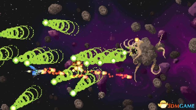 好评飞行射击游戏《Steredenn:双星》登陆Switch