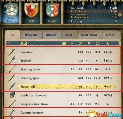 天国：拯救 铁匠出售长杆武器mod
