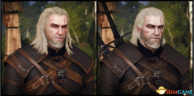 巫师3：狂猎 相貌更凶恶的真实白狼mod