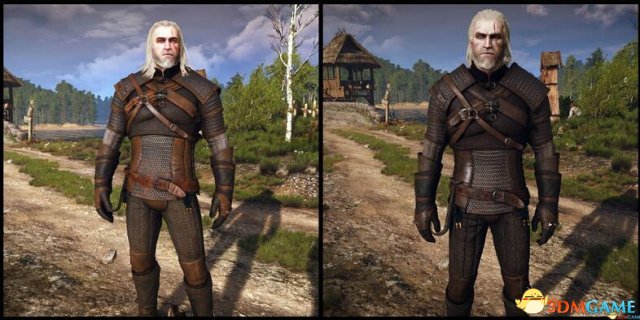 巫师3：狂猎 相貌更凶恶的真实白狼mod