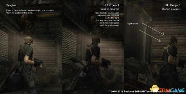 《生化危机4》HD计划新演示 对比原版画面大提升