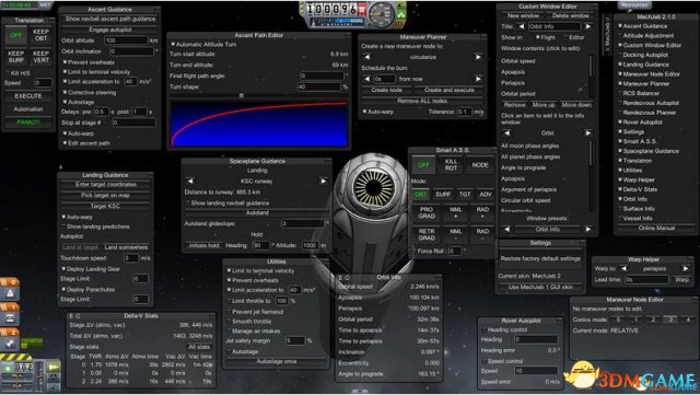 坎巴拉太空计划 v1.4.1MechJeb2汉化mod