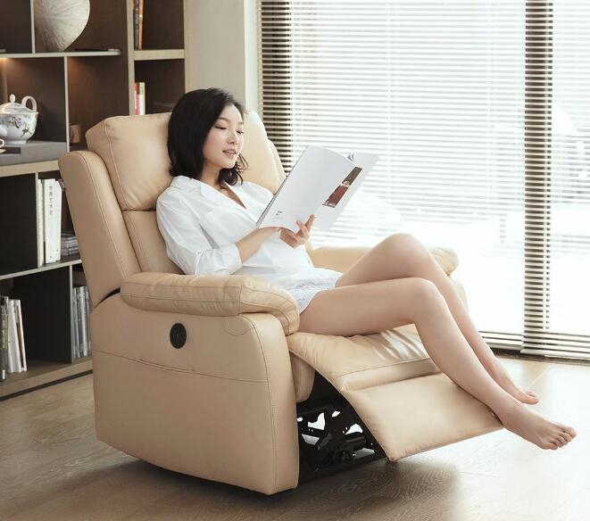 小米众筹上架8H真皮电动休闲沙发 舒适坐感体验