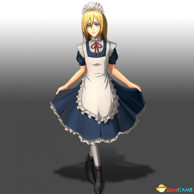 《进击的巨人2》全新服装DLC 女仆 忍者服装可爱