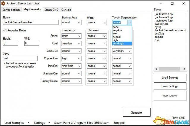 异星工厂 托管服务器启动器