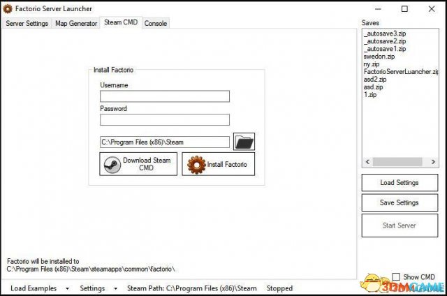 异星工厂 托管服务器启动器