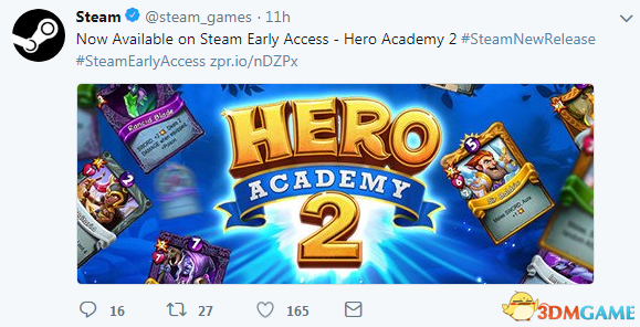 腾讯投资的《英雄学院2》抢先体验版登陆Steam