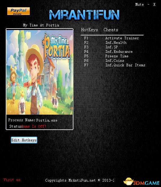 波西亚时光 v6.0.92921六项修改器[MrAntiFun]