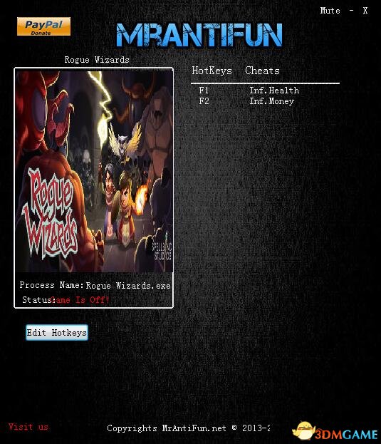 流浪巫师 v1.8.371无限生命金钱修改器[MrAntiFun]