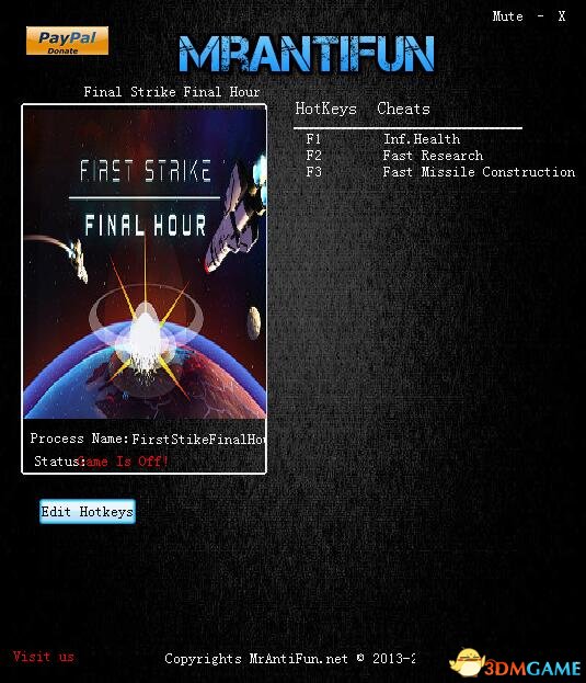 先发制人 v2018.05.08三项修改器[MrAntiFun]