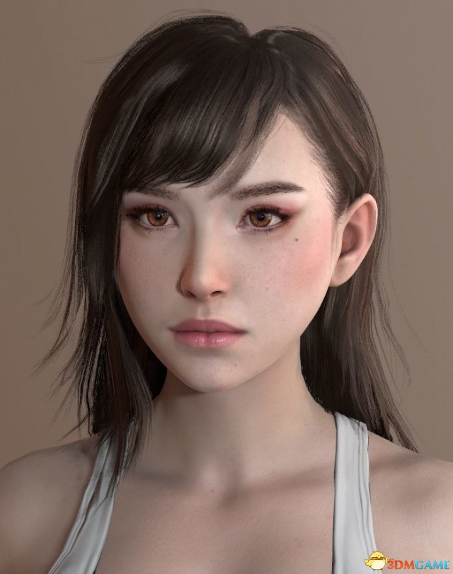 《最终幻想7》蒂法性感人物建模 颜美身材吸睛
