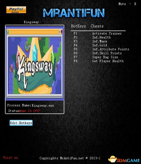 王道 v1.14六项修改器[MrAntiFun]