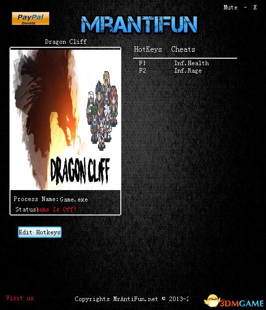 龙崖 两项修改器[MrAntiFun]