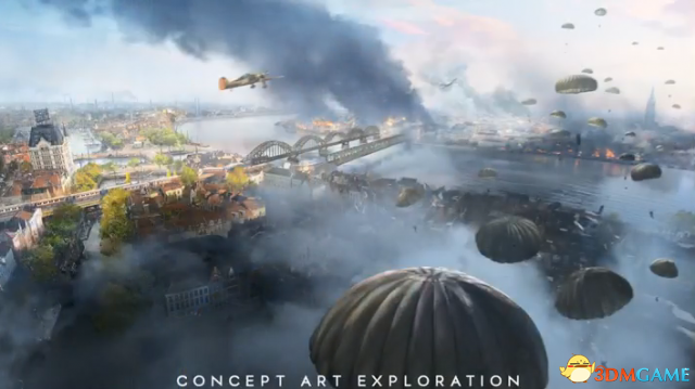 《战地5》全新概念画和游戏截图 展现真实二战场景