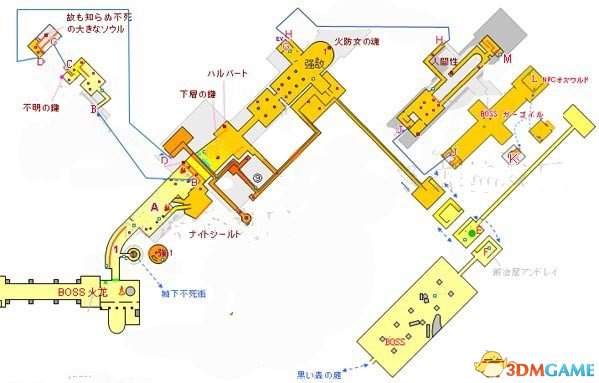 黑暗之魂：重制版 中文全地图标注+流程攻略资料合集