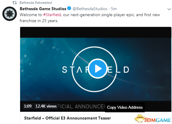 E3 2018：《星空》公布 B社25年以来全新力作