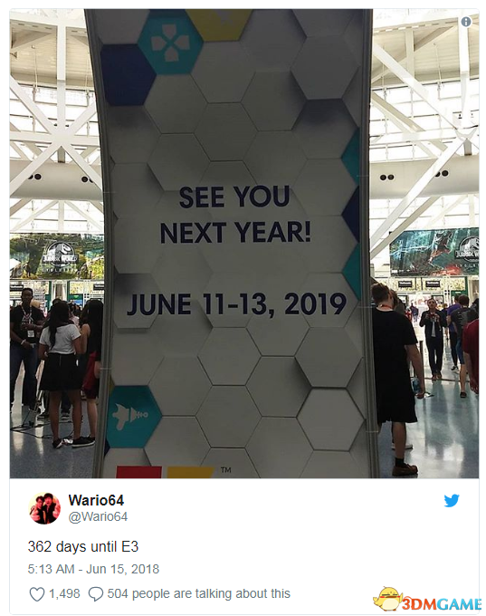 E3 2019展会日期确定