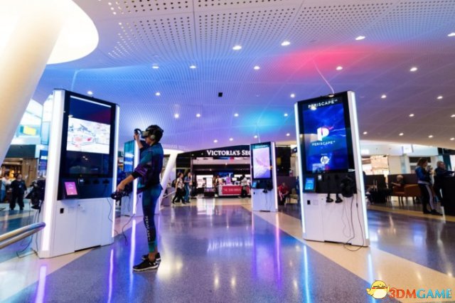 与时俱进！纽约肯尼迪国际机场设置最新VR体验机