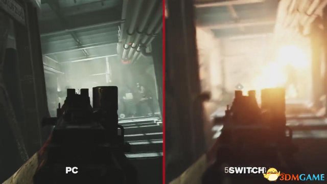 《德军总部2》Switch和PC画面对比 Switch并不差！