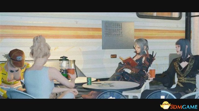 《最终幻想15》官方分享有趣演示 四基佬变四女神