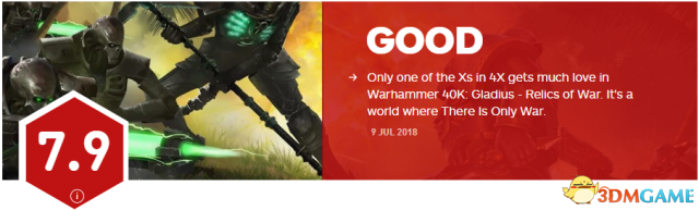 《战锤40K：角斗士之战争圣器》IGN 7.9