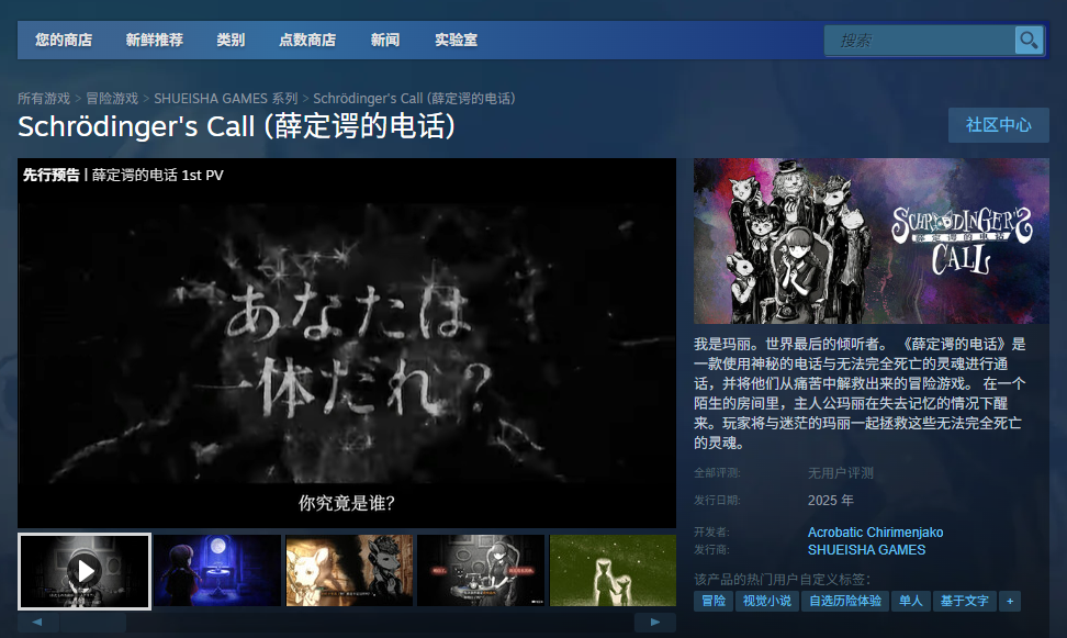 《薛定谔的电话》游戏下载网址介绍