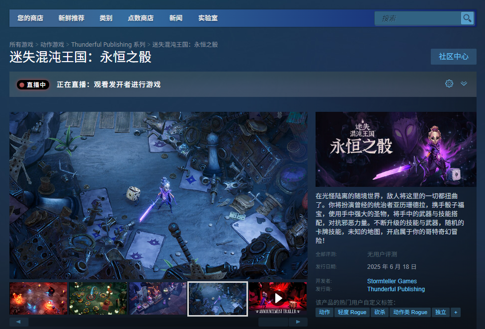 《迷失混沌王国：永恒之骰》游戏游玩平台介绍