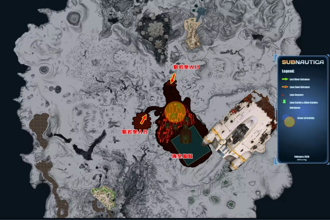 《深海迷航》全区域高清地图分享