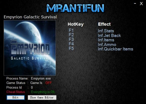《帝国霸业：银河生存》v8.2.3.1792五项修改器[MrAntiFun]