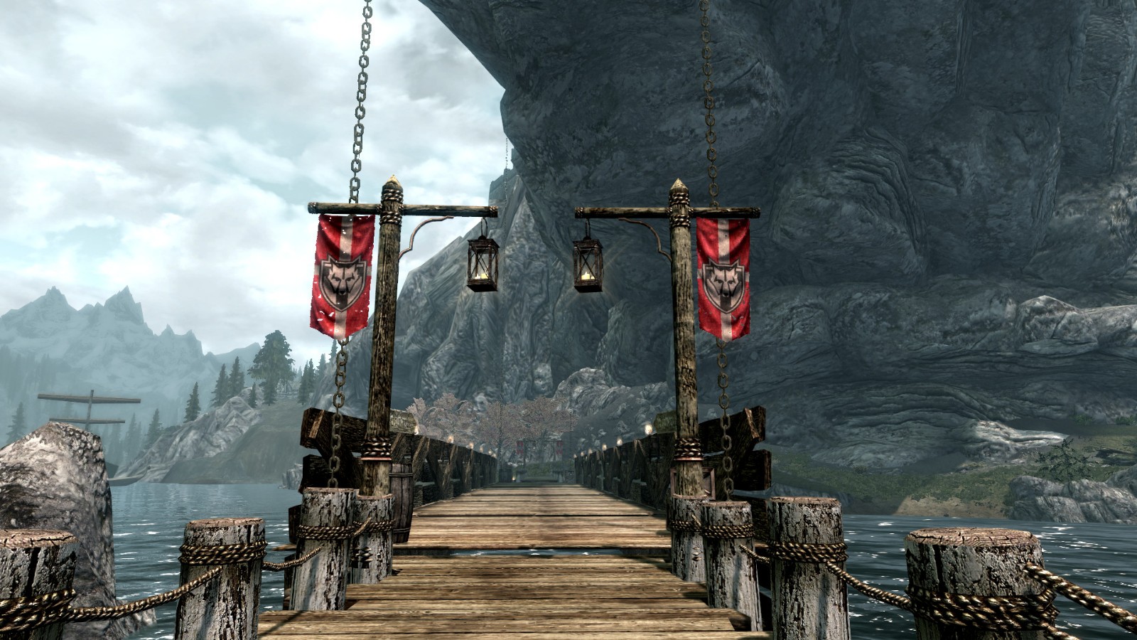 《上古卷轴5：天际》Solitude Arch建桥MOD