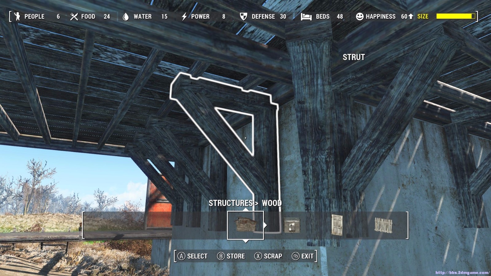 《辐射4》地板支架MOD